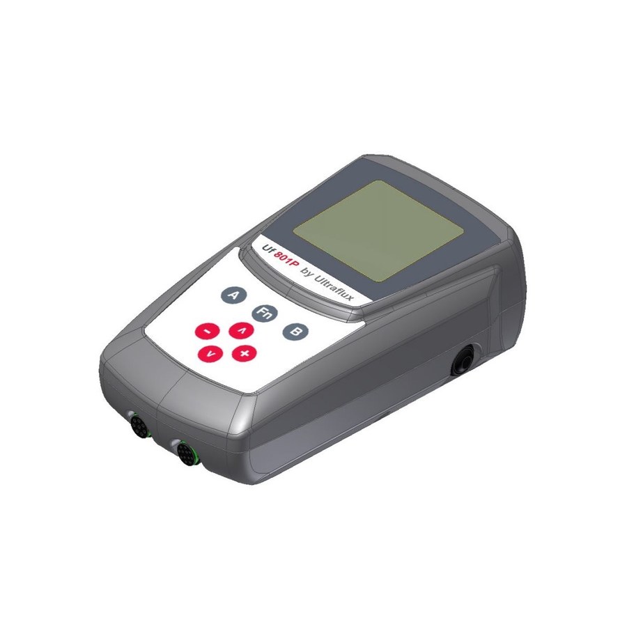 Ultraflux UF801-P portable clamp-on ultrasonic flow meter with data logger and BTU kit